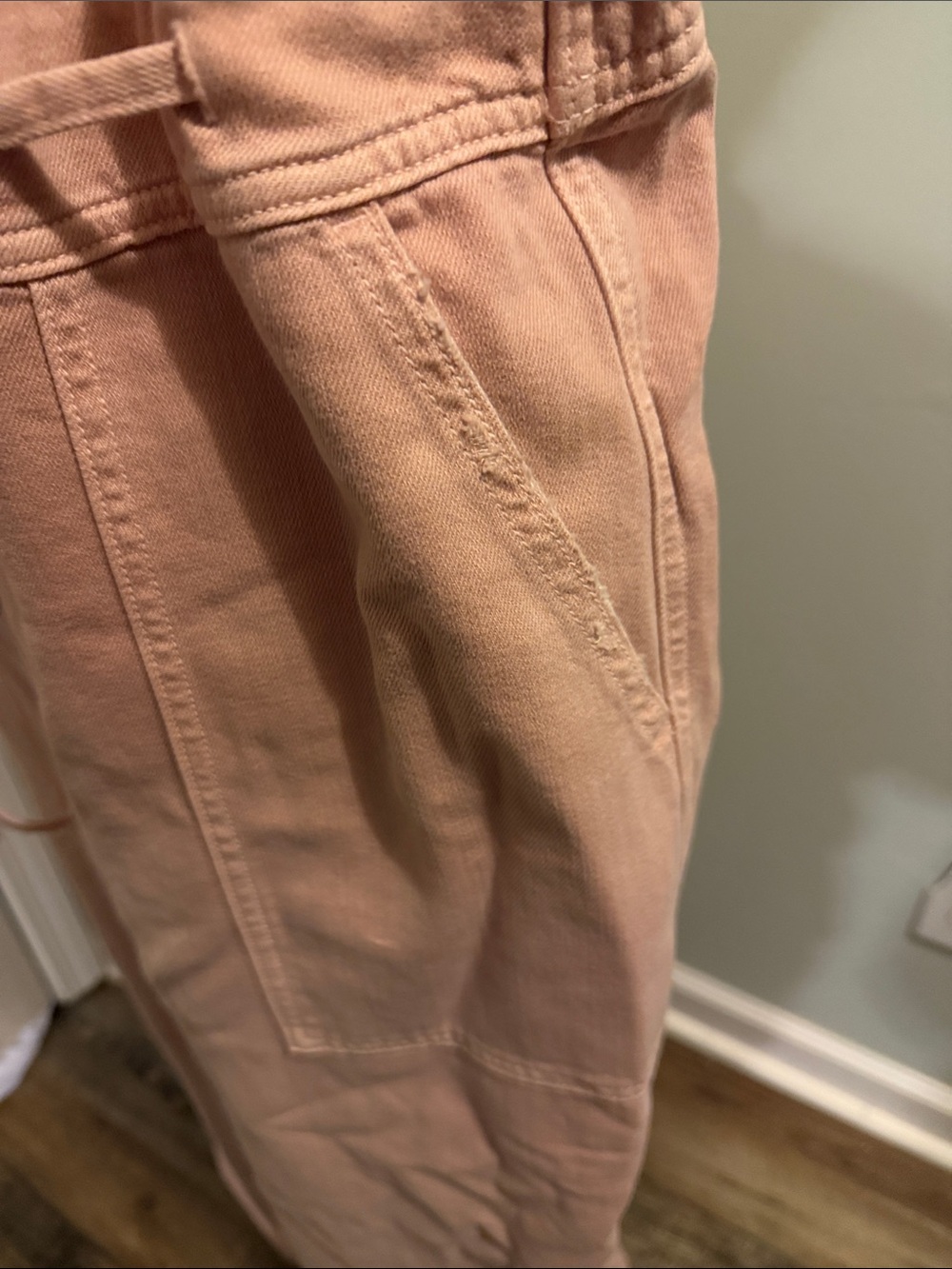 aerie Dusty Pink Utility Jumpsuit Overalls - Picture 2 of 6